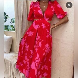 Shein floral dress